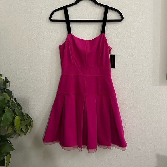 Juicy Couture black label CASHMERE ROSE DRESS Sz 4 cocktail wedding party dress - Picture 2 of 8